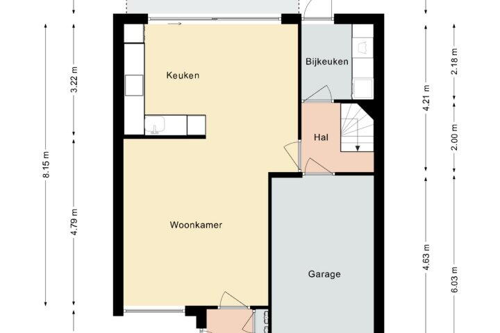 Plattegrond – Hendrik Van Veldekestraat 56, Voerendaal