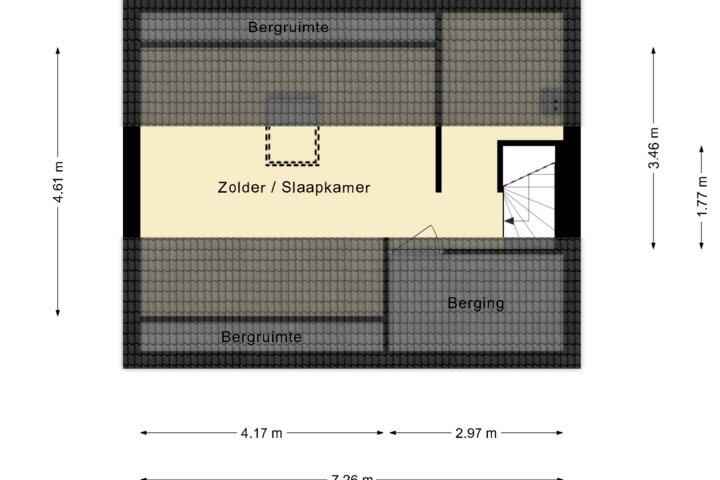 Plattegrond – Hendrik Van Veldekestraat 56, Voerendaal