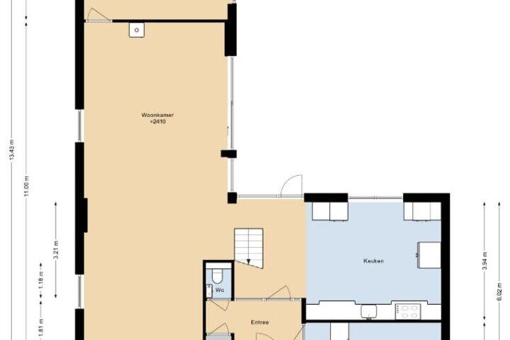 Plattegrond – Hendrik Werkmanstraat 101, Almere