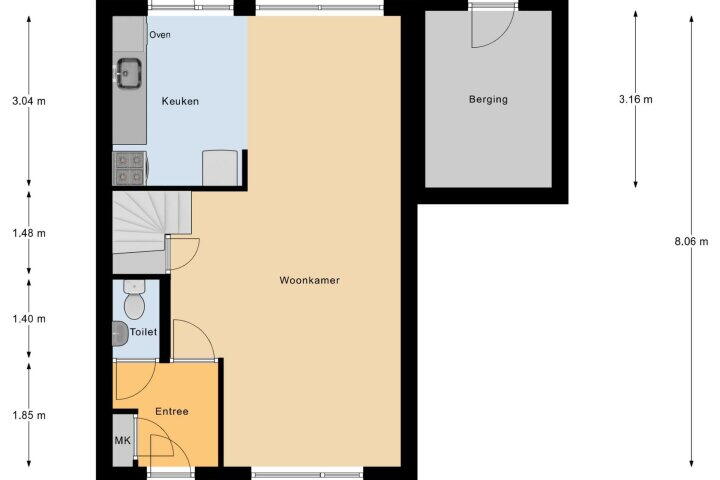 Plattegrond – Henri Jonasstraat 44, Heerlen