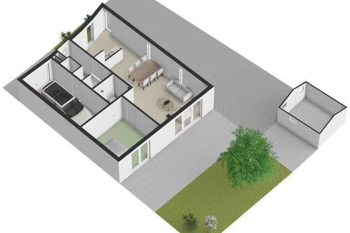 Plattegrond – Henri Lafontainehof 13, Arnhem