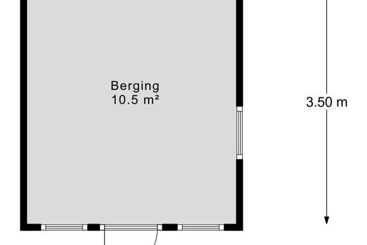 Plattegrond – Henri Lafontainehof 13, Arnhem