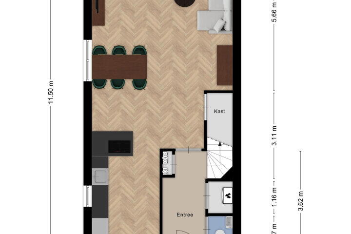 Plattegrond – Herbergier 45, Wijchen