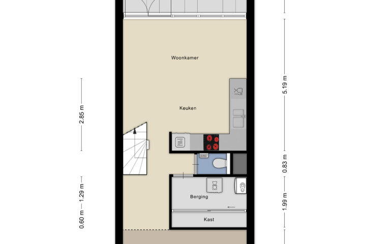 Plattegrond – Herdenkingsplein 20 A, Maastricht