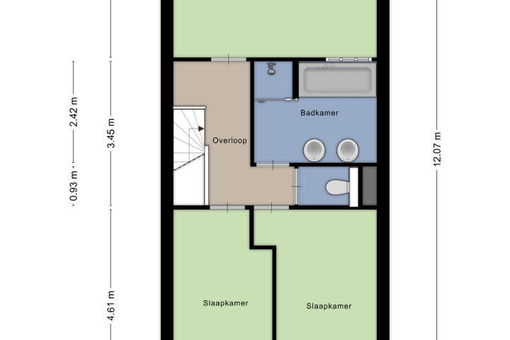 Plattegrond – Herdenkingsplein 20 A, Maastricht