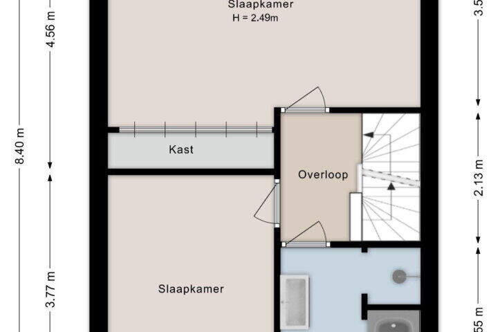 Plattegrond – Herderstasje 38, Hardenberg