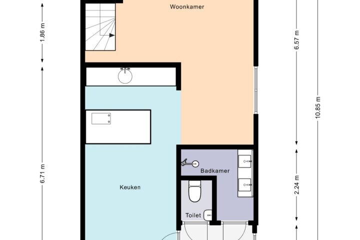 Plattegrond – Heremaweg 12, Heerenveen