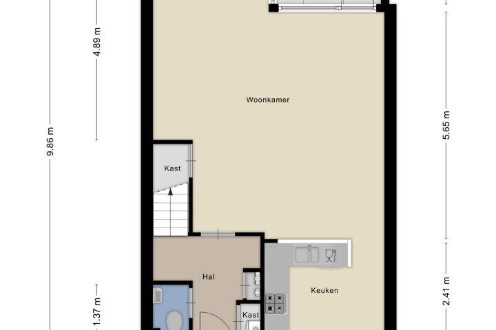 Plattegrond – Herenstraat 29, Wijchen