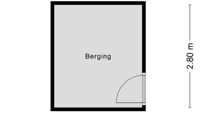 Plattegrond – Herenstraat 29, Wijchen