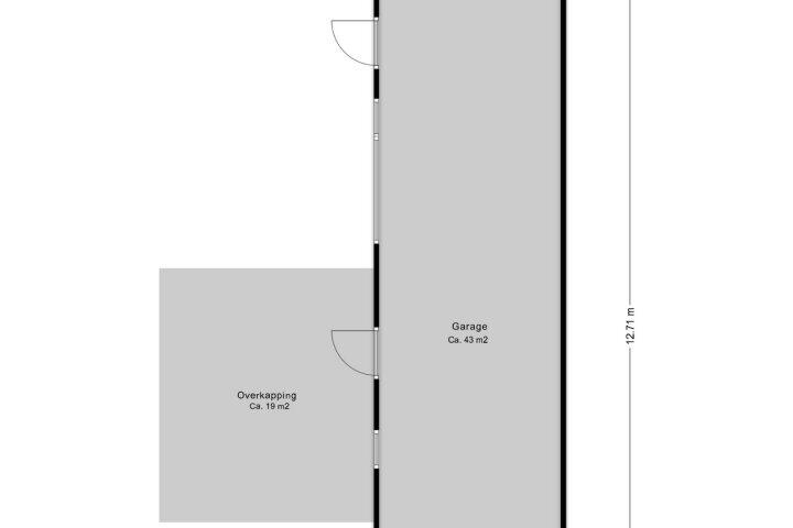Plattegrond – Herenstraat 63, Slagharen