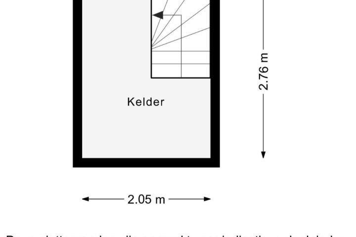 Plattegrond – Herenwal 107, Heerenveen