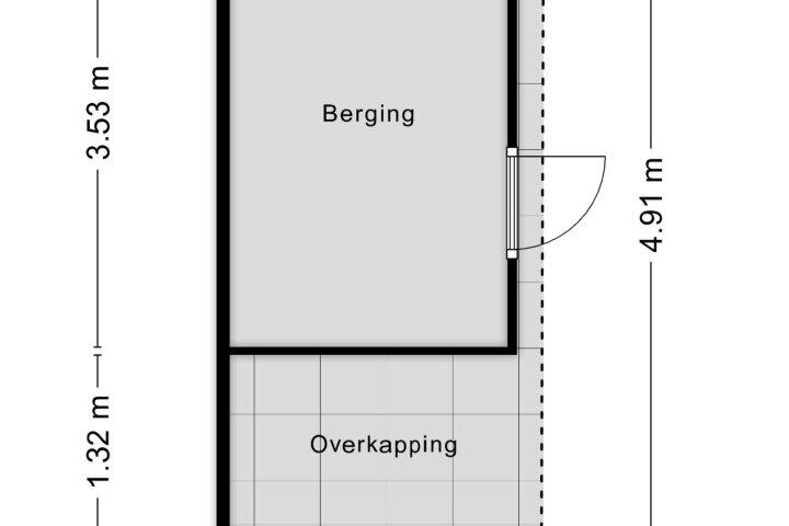 Plattegrond – Hertenlaan 9, Hoeven
