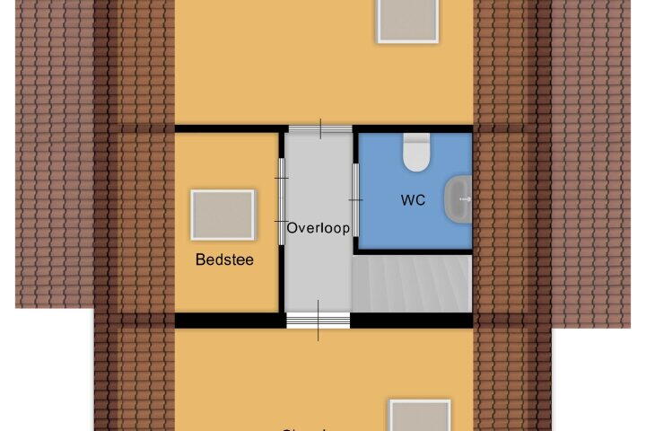 Plattegrond – 't Hertenspoor 33, Diever
