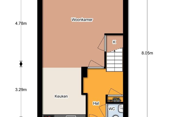 Plan – Hesselterbrink 390, Emmen