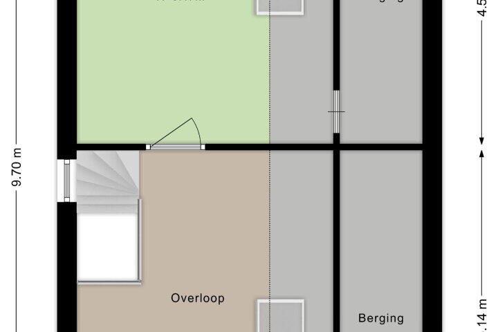 Plattegrond – Het Bildt 157, Lelystad