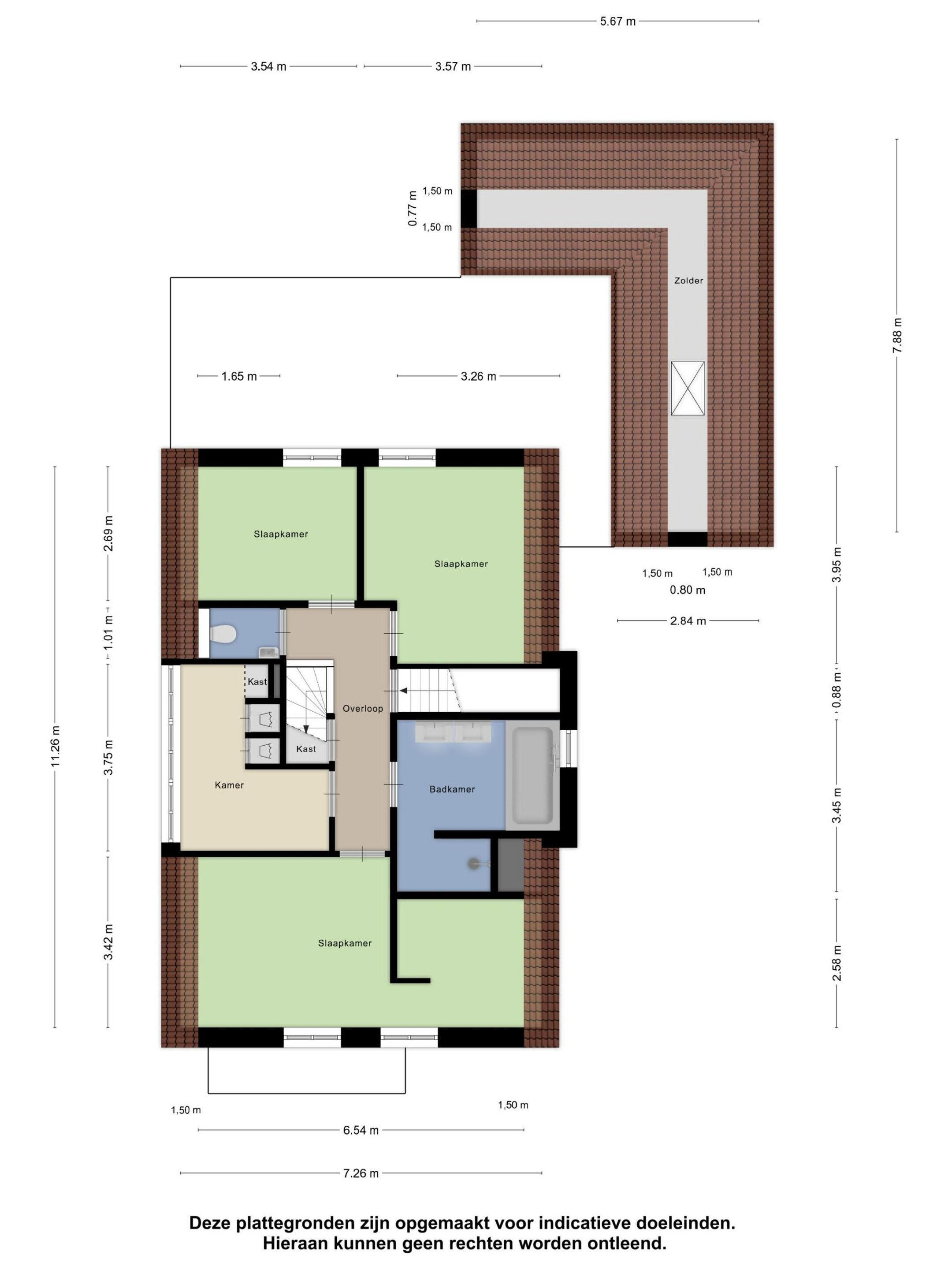 Plattegrond 4 - Het Buske 25, Vinkel