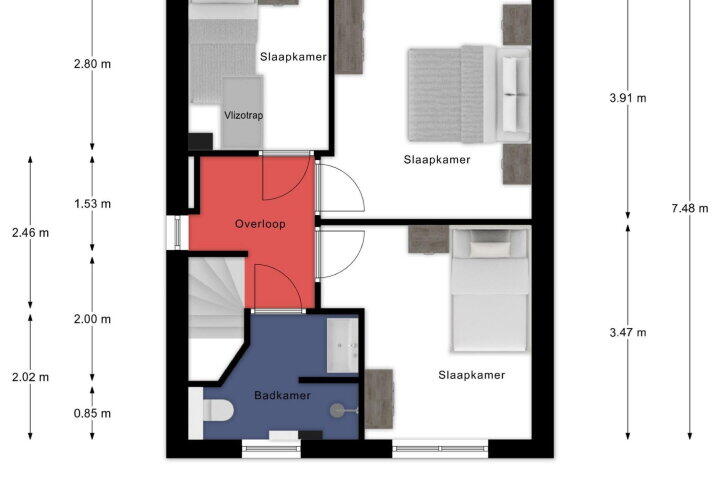Plattegrond – het Eensel 9, Meijel