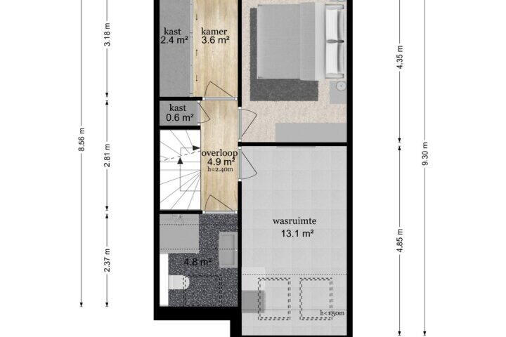 Plattegrond – Het engelse werk 3, Amerongen