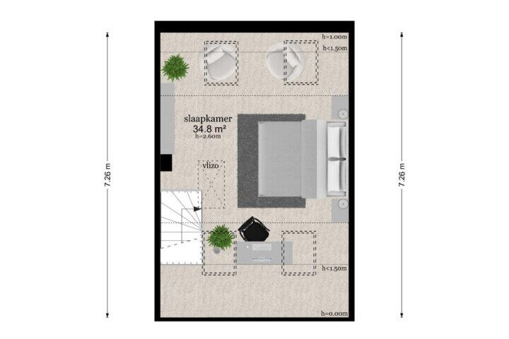 Plattegrond – Het engelse werk 3, Amerongen