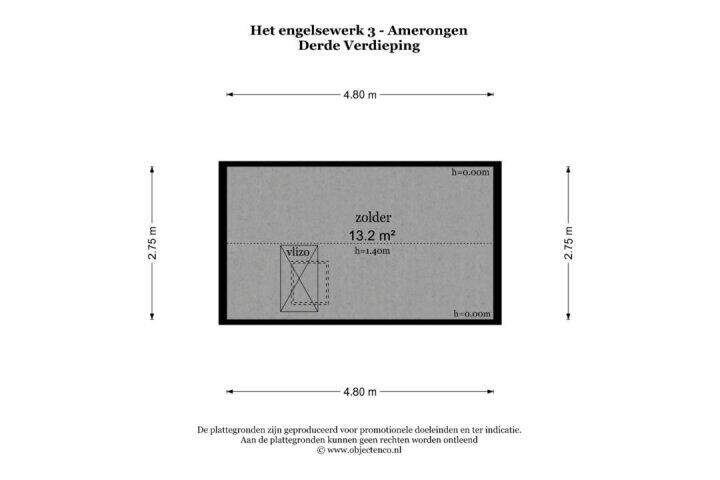 Plattegrond – Het engelse werk 3, Amerongen