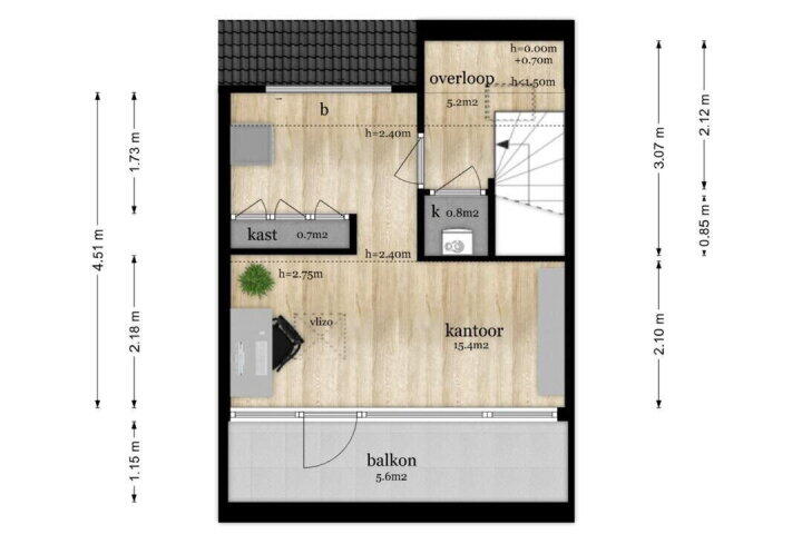 Plattegrond – Het engelse werk 37, Amerongen