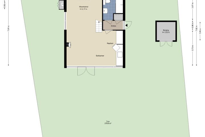 Plattegrond – Het Fort 36, De Kwakel