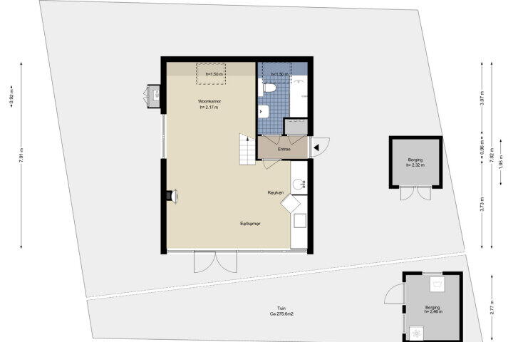 Plattegrond – Het Fort 36, De Kwakel