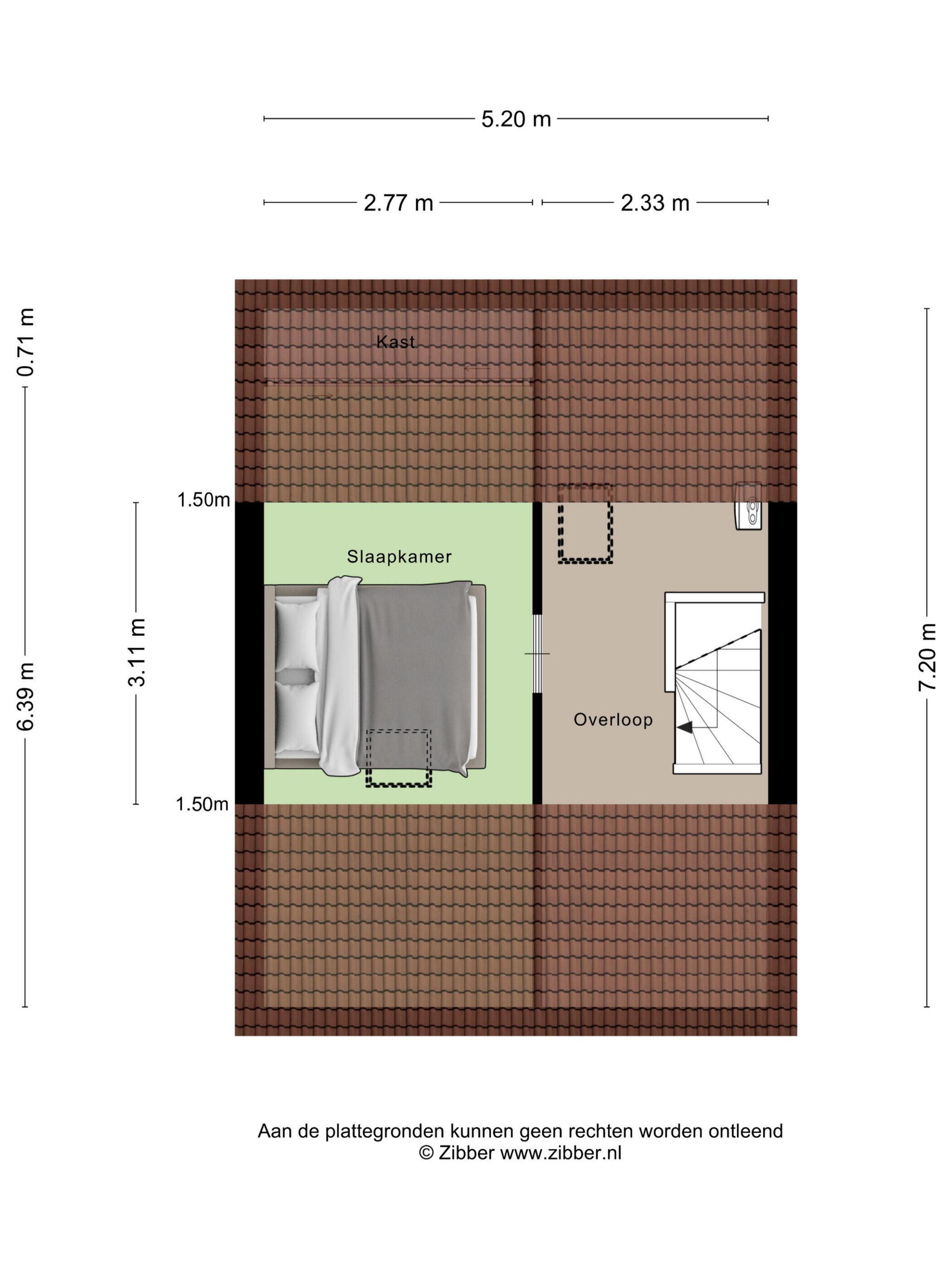 Plattegrond 4 - Het Hof 43, Oud Gastel