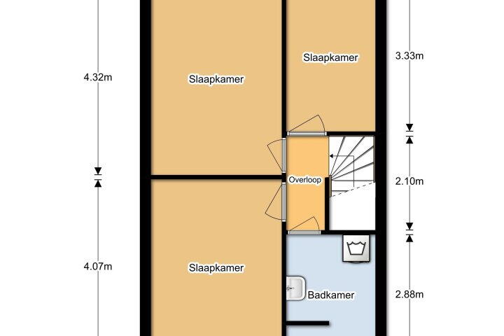 Plattegrond – 't Kaarnhuus 42, Tolbert