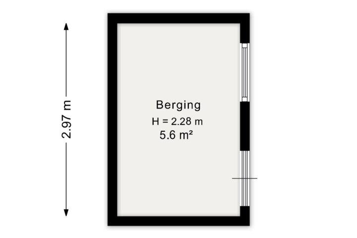 Plattegrond – het Schar 73, Steenwijk