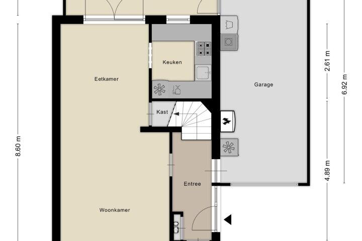 Plattegrond – Het Zichtbord 28, Swifterbant