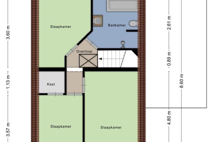 Plattegrond – Het Zichtbord 28, Swifterbant