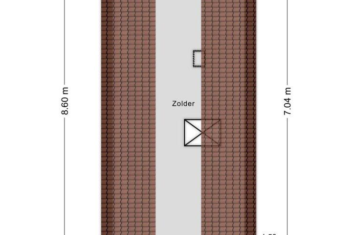 Plattegrond – Het Zichtbord 28, Swifterbant