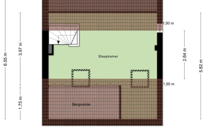 Plattegrond – Heugemerstraat 221 C, Maastricht