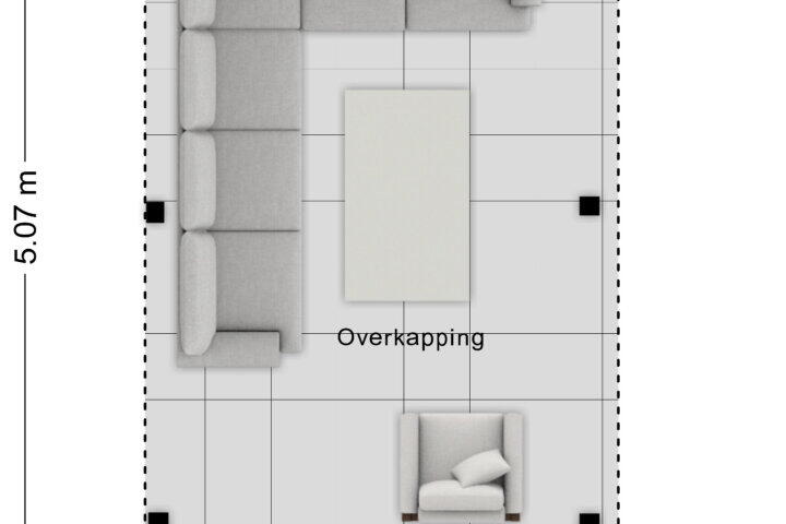 Plattegrond – Heulberg 41, Roosendaal