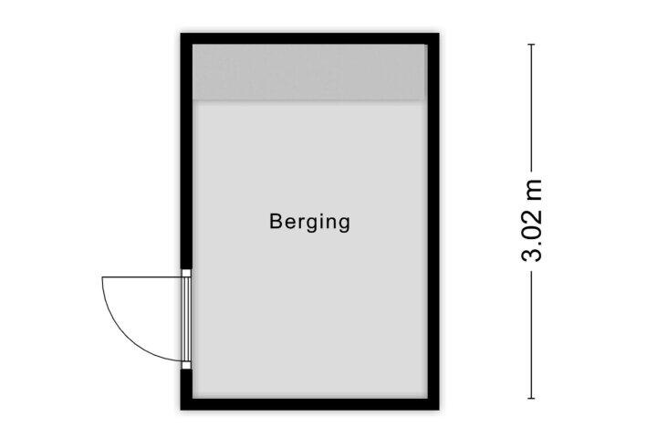 Plattegrond – Heulberg 55, Roosendaal