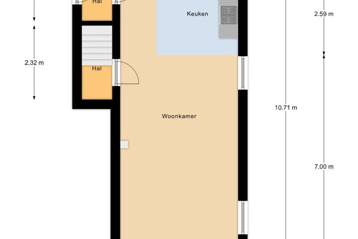 Plattegrond – Heumenseweg 11, Wijchen