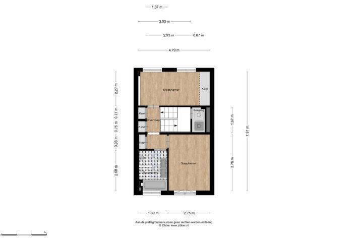 Plattegrond – Heuvelbrink 125, Breda