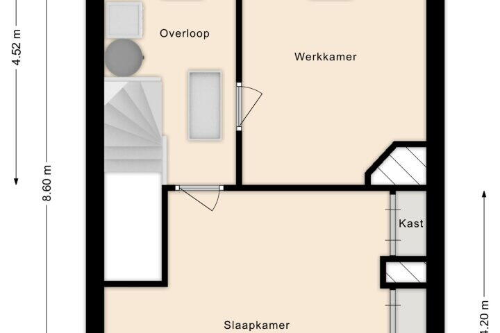 Plattegrond – Hevel 13, Heemskerk