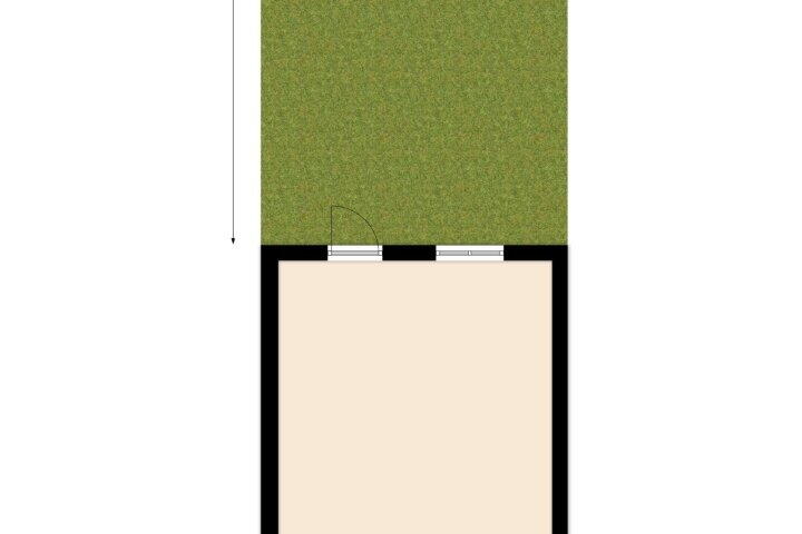 Plattegrond – Hevel 13, Heemskerk