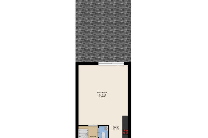 Plattegrond – Hildegard van Bingenweg 109, Assen