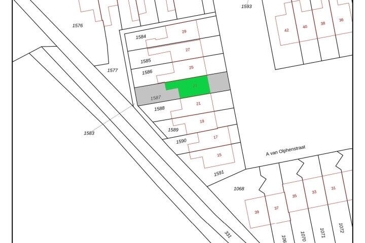 Plattegrond – Hildo Kropstraat 23, Steenwijk