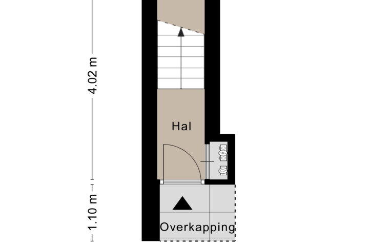 Plattegrond – Hillekensacker 1281 A, Nijmegen