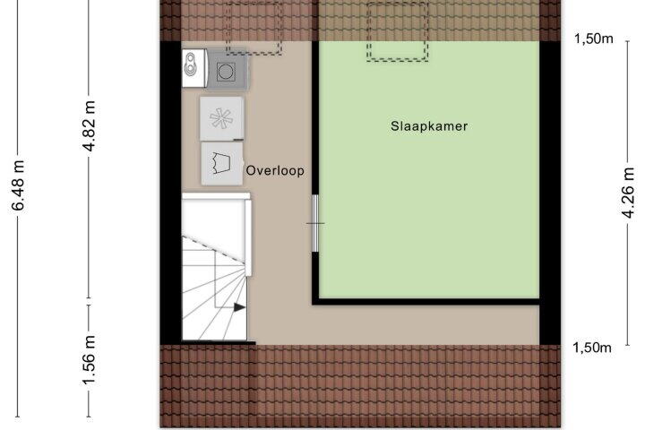 Plattegrond – Hillekensacker 1451, Nijmegen