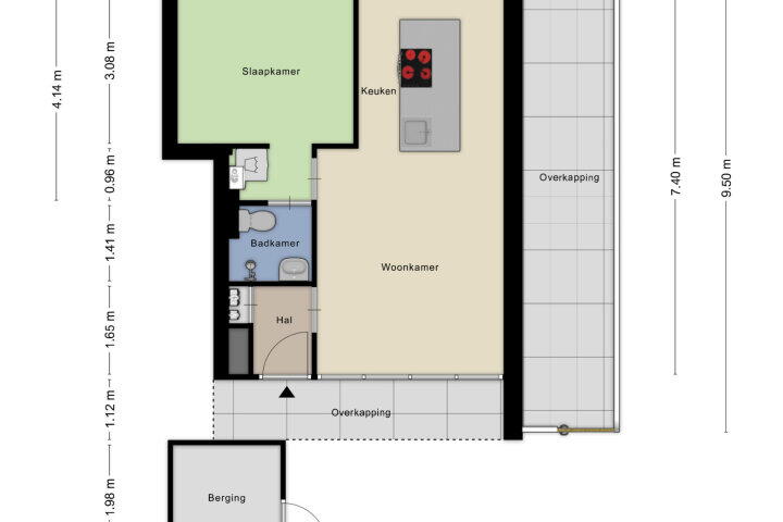 Plattegrond – Hillekensacker 1802, Nijmegen