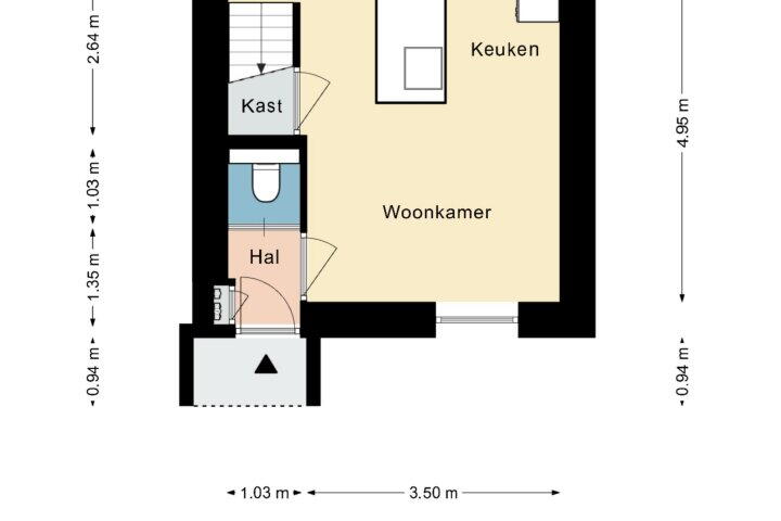 Plattegrond – Hilleshagerweg 4, Mechelen