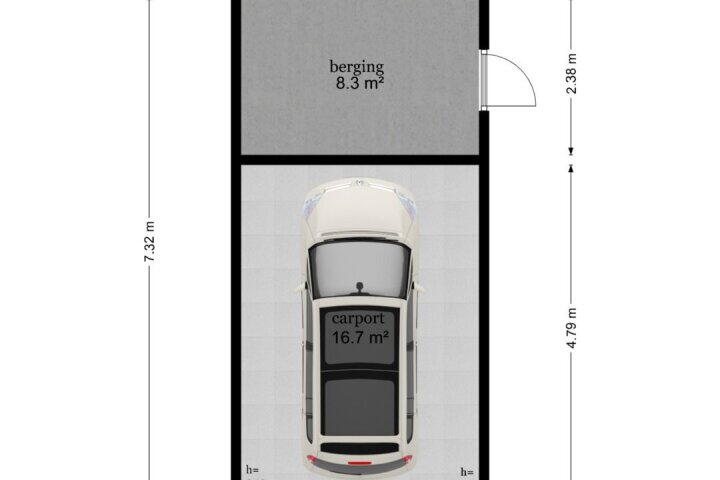 Plattegrond – Hinkerstraat 19, Cothen