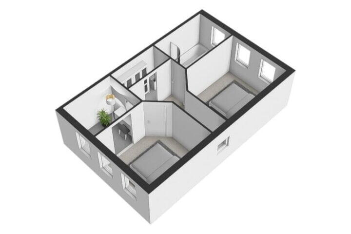 Plattegrond – Hinkerstraat 19, Cothen