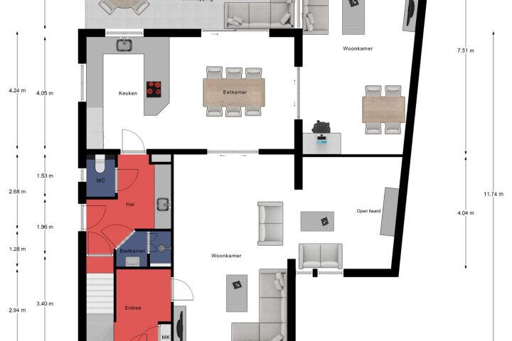Plattegrond – Hoek 51, Meijel