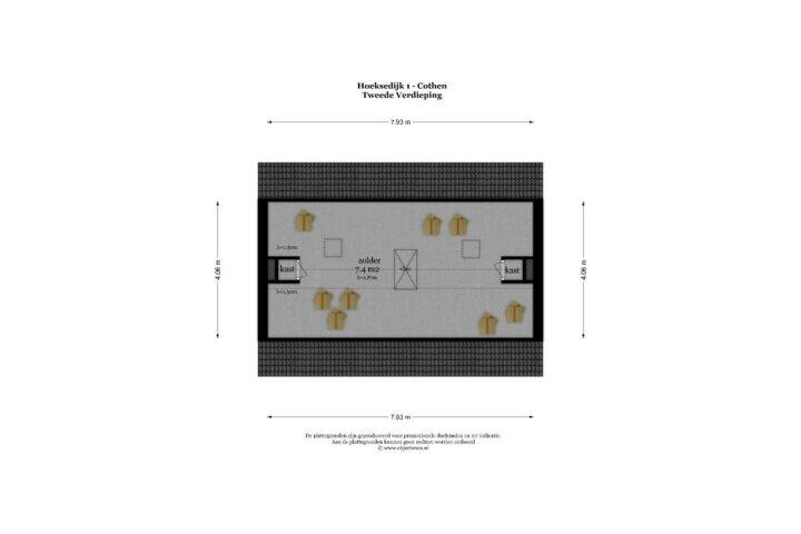 Plattegrond – Hoeksedijk 1, Cothen